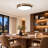 1-Light Dimmable Integrated LED Flush Mount Ceiling Light with 5-CCT Selectable