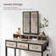 Ensemble coiffeuse avec tabouret et miroir Haimes-1943246757