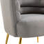 Fauteuil d'appoint rembourré classique en velours 0454F01C375B413CAA79F07379C234F7-104236722