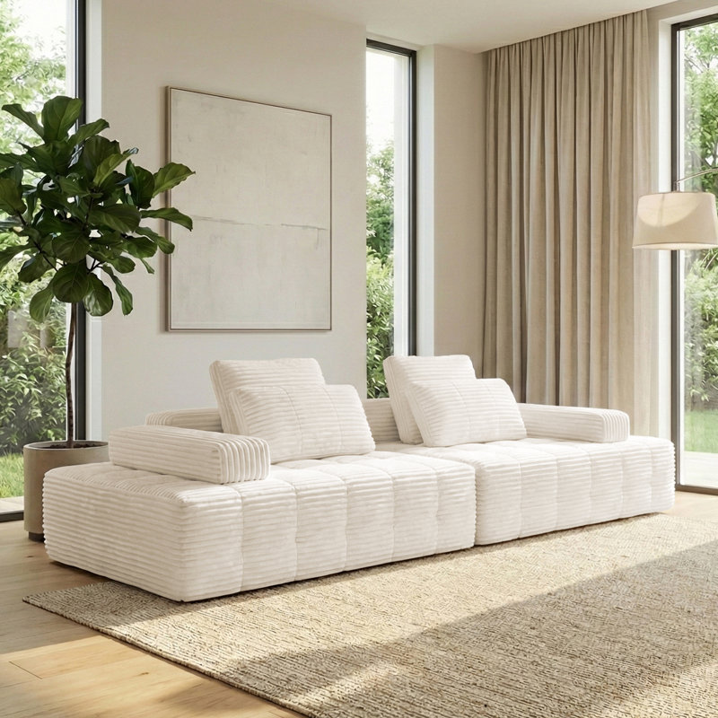 Cloud Modular Sectional Couch, Beige