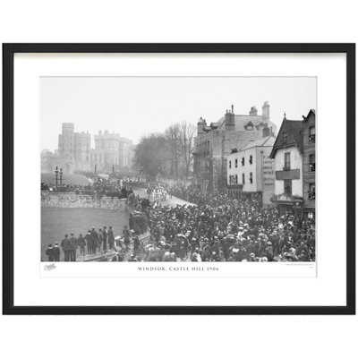 Windsor, Castle Hill 1906 by Francis Frith - Single Picture Frame Print
