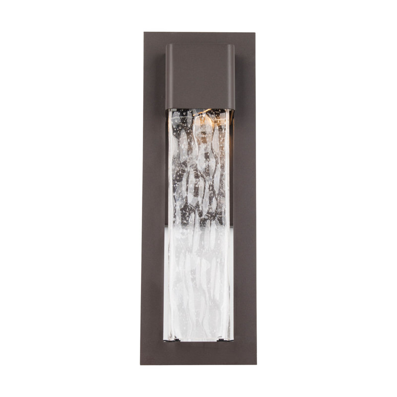 Mist LED Wall Light, Bronze, 16" H x 5.4375" W x 4.5" D