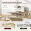 L-Shaped Metal Base Computer Desk-129888006