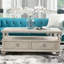 Table basse de style américain avec rangement rétro