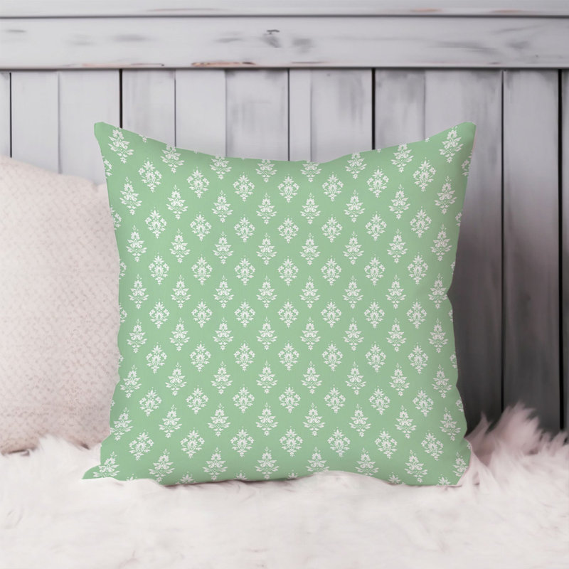 Abstract Mint Pattern VIII Patterns Modern, 18"H x 18"W