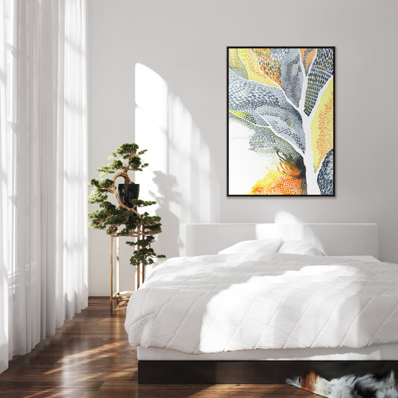 Nature Life II Print by Sara Brown, Brush Gel, 51.5" H x 37.5" W