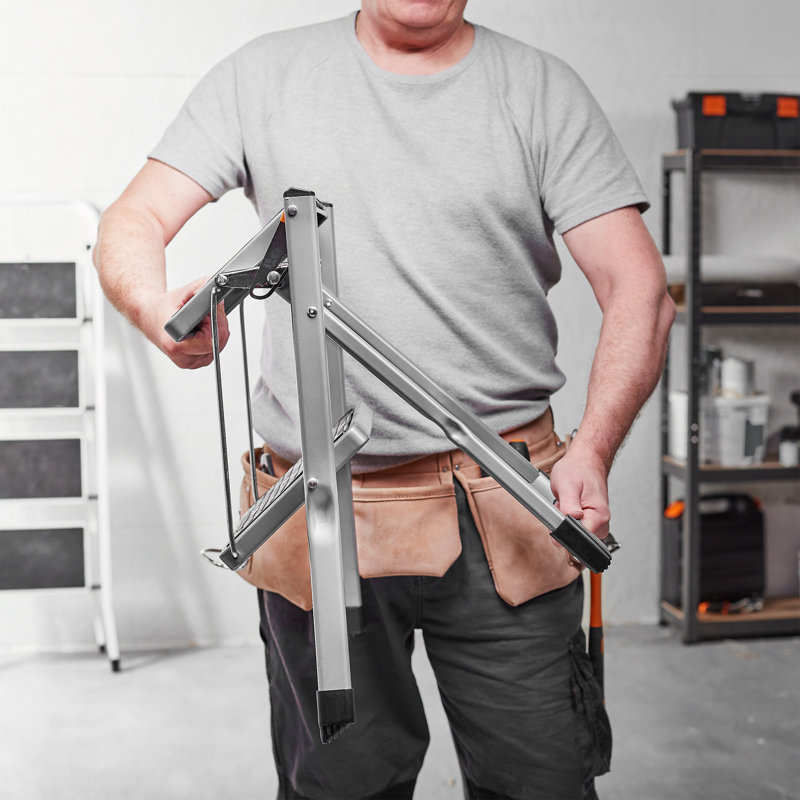 2 - Step Steel Folding Small Step Ladder