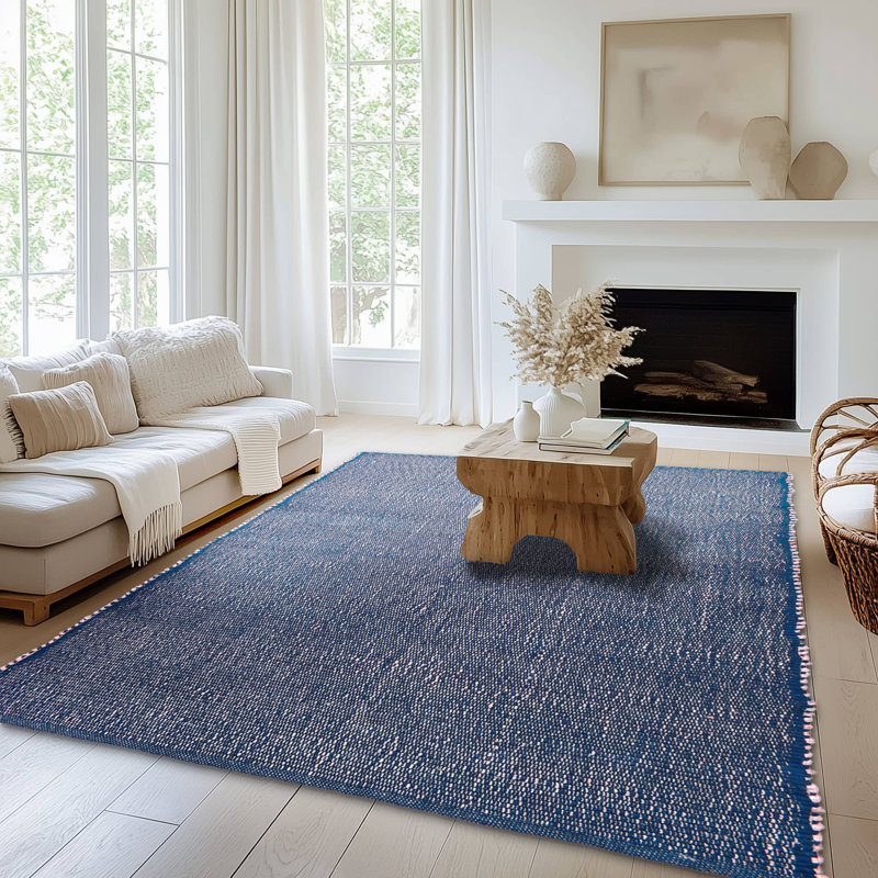 Tapis campagnard en jute et coton Colston, Rectangle 8 pi x 10 pi