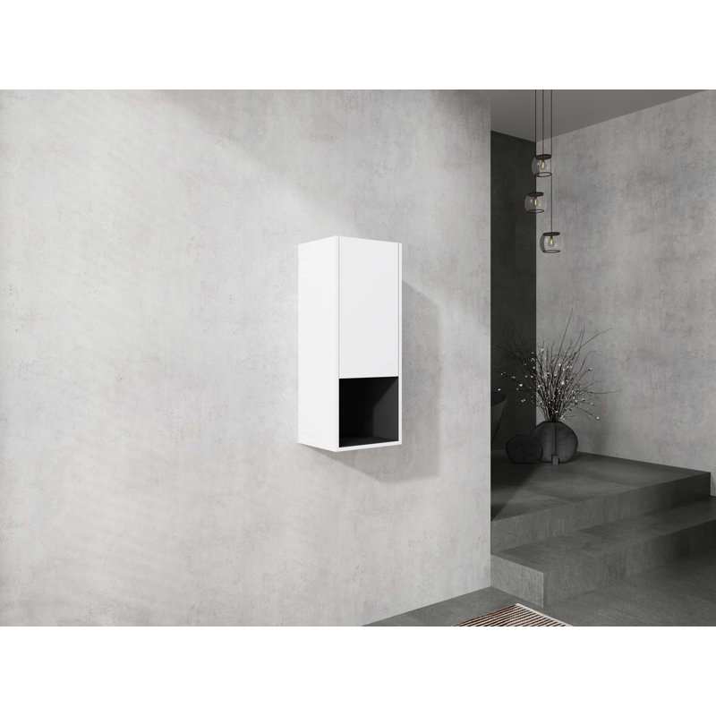 Bathroom Side Cabinet,Soft Close Doors,Float Mounting Design