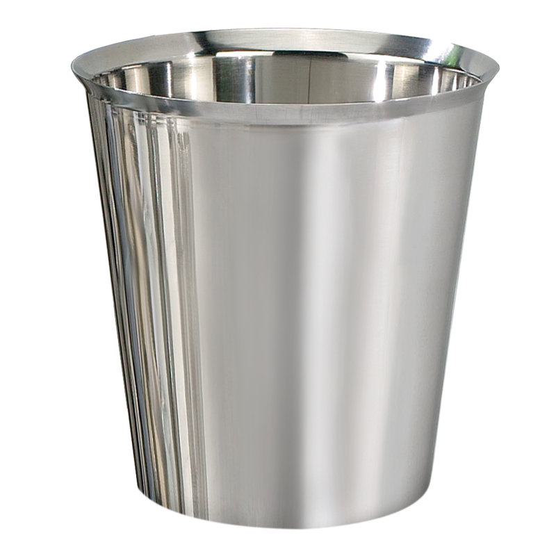 Panier à déchets 1,625 gallons en acier inoxydable Keenum