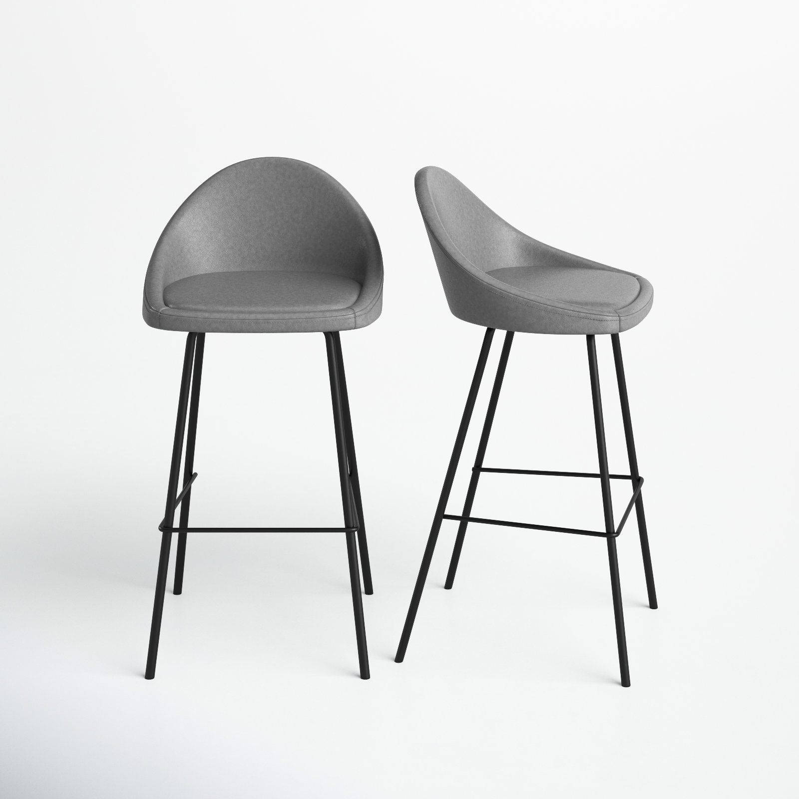 Vegan leather bar stools discount