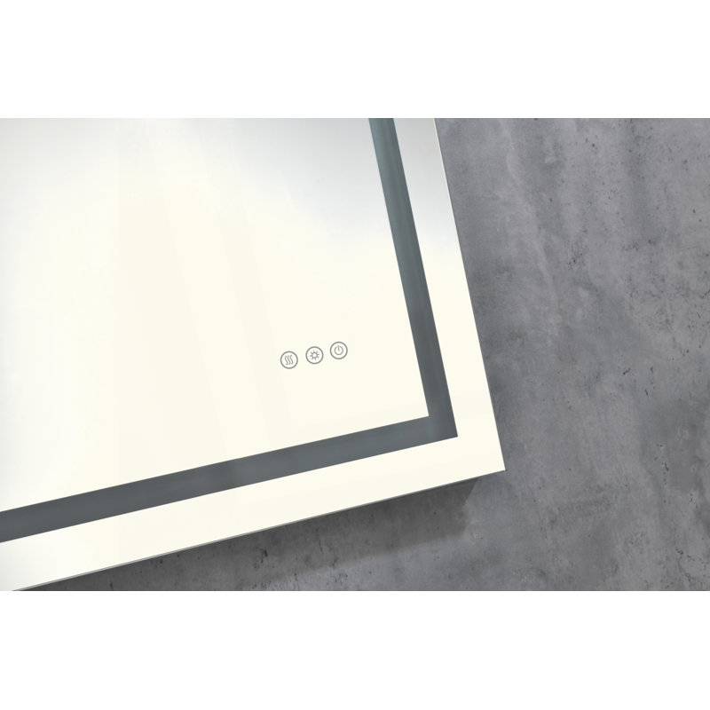 Miroir de salle de bain DEL, 40 po x 28 po
