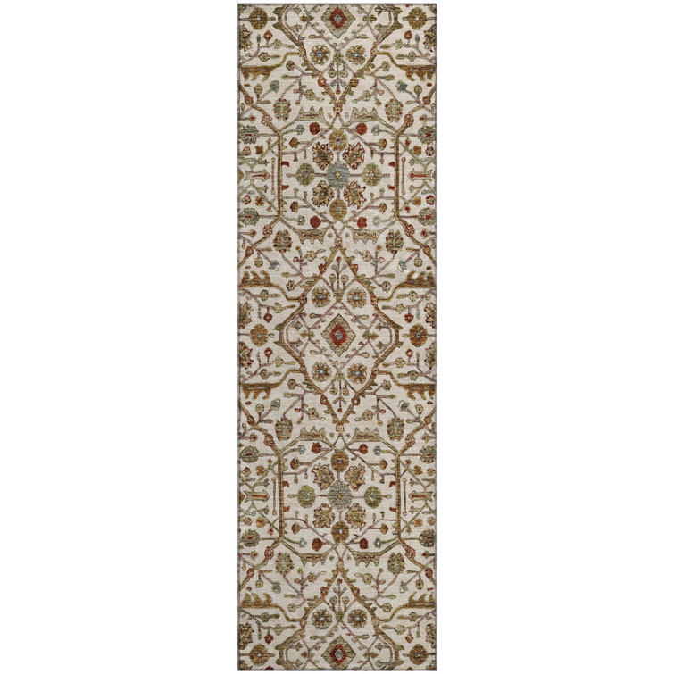 Premium Machine Washable Ducote AMF1130 Global Rug
