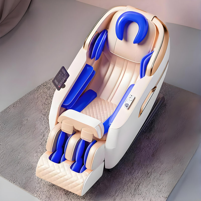 Fauteuil de massage électrique multifonctionnel Champagne Gold