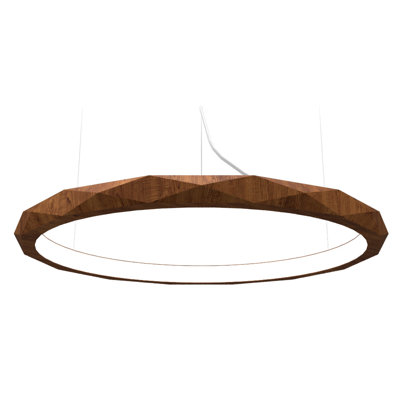 Luminaire suspendu tambour 1 lumière DEL unique