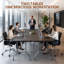 Table pliante en plastique de 1,80 m, table de pique-nique portative pour une utilisation intérieure et extérieure, table rectangulaire pliable avec poignée de transport-98679221-89255275