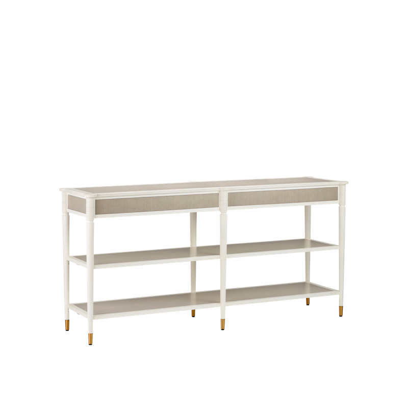 Console en bois massif 67 po Aster
