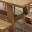 Tables de salle à manger rectangulaires en bois massif-760854898