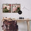 Ensemble de 2 toiles flottantes tendres avec pivoines roses douces par Dan Meneely-2112472230-2112472229