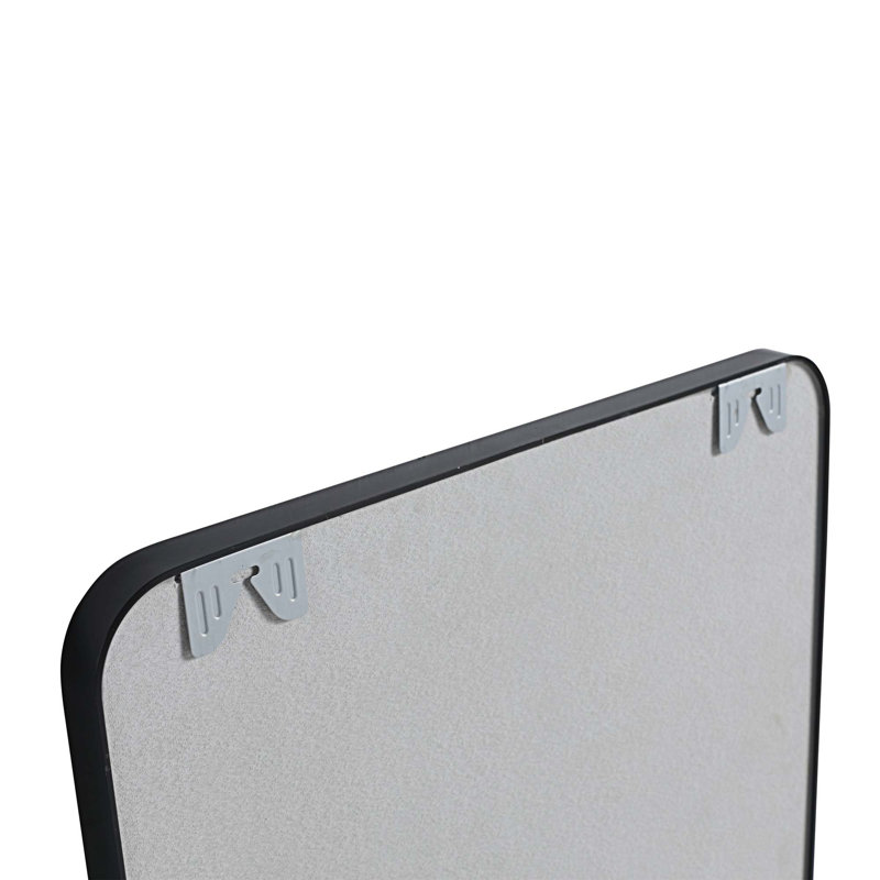 Miroir mural de salle de bain Kahle, Blanc, Rectangulaire, 40 po x 60 po