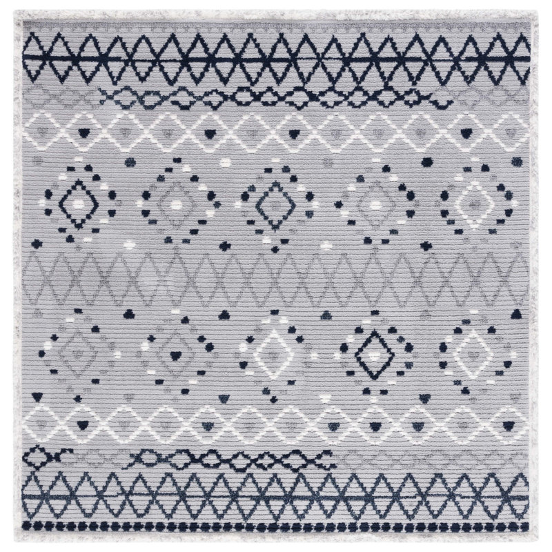 Marrakesh Performance Geometric Rug, Square 6'7"