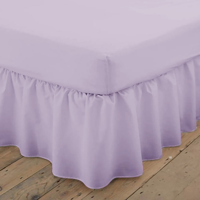 Izyan Percale Fitted Sheet, Small Single (2'6), Lilac