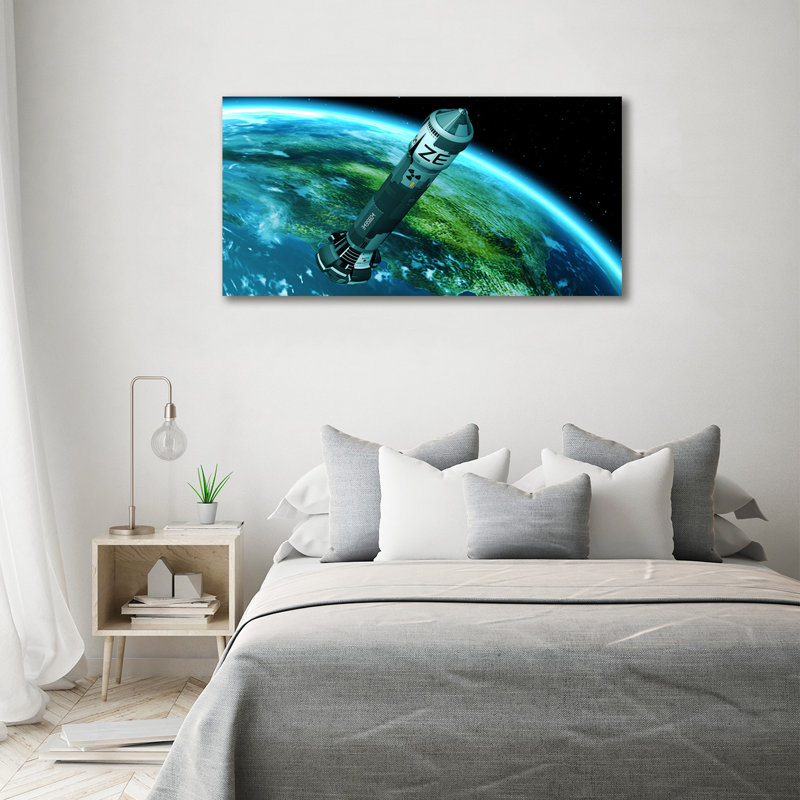 Nuclear Missile - Wrapped Canvas Print