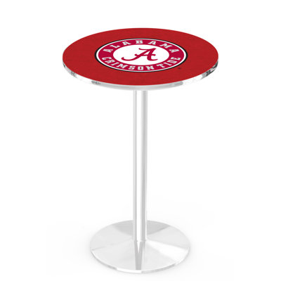 Round with Steel Base Dining Table