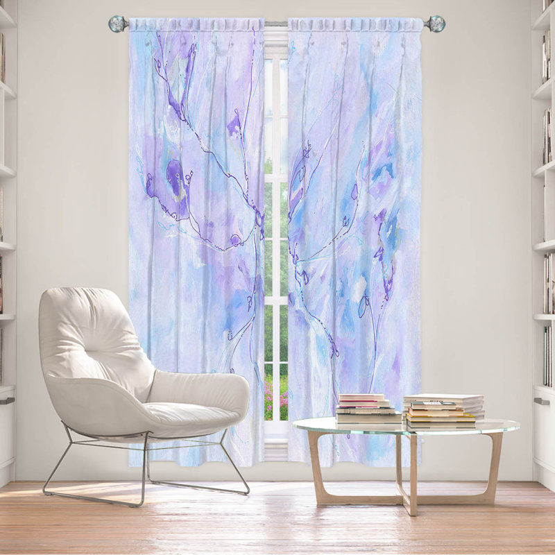 La paire de rideaux obscurcissant en polyester Candance filtre la plupart des rideaux de lumière, L 20 po x L 61 po