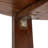 Elysa Elegant Acacia Trestle Round Coffee Table-2005853319