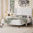  Queen Size High Headboard Bed Frame – 54” White Back Design-89064565-89064564