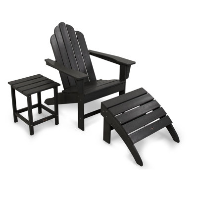 POLYWOOD Long Island Adirondack 3-Piece Set by POLYWOOD