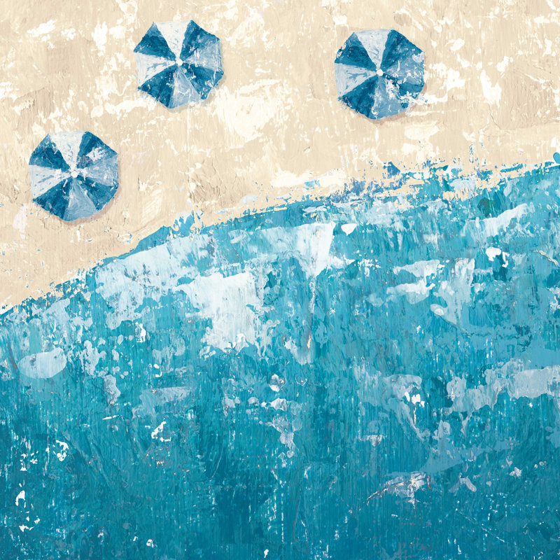 Beach Days - bleu, H 20 po x l 20 po x P 1,25 po