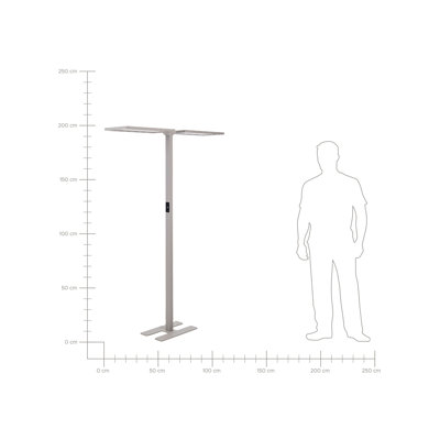 Mauline 197cm LED Task Floor Lamp