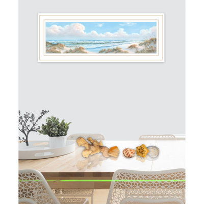 Framed Painting. White Frame. Multicolor Paper. 20 In Depth. 1 Width. 9 Height. 2 Lb Weight Print Ready For Hanging. 19.62In 1.02In 9.11In 2Lb