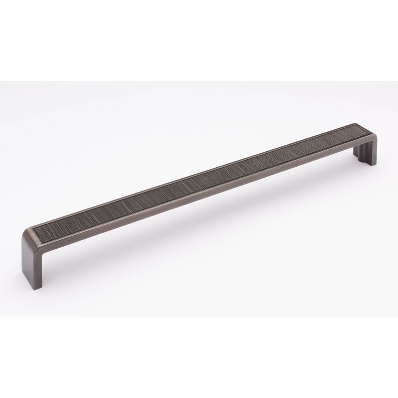 Brushed 12" Center to Center Bar Pull, Satin Nickel, 12"