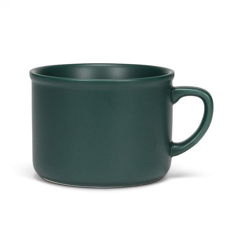 Tasse à cappuccino en grès Peavler, Vert