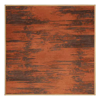 Machine Washable Abstract Brown Area Rug