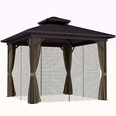 Metal Roof Gazebo Canopy,Hardtop Gazebo