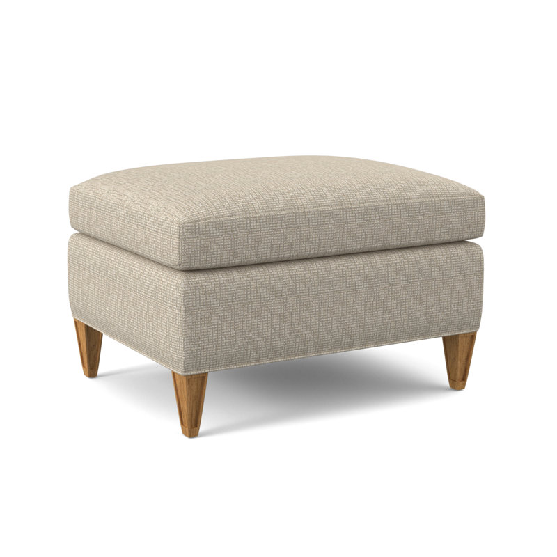 Repose-pieds rectangulaire 28 po Bristol, Ambre, Tremplins ivoires