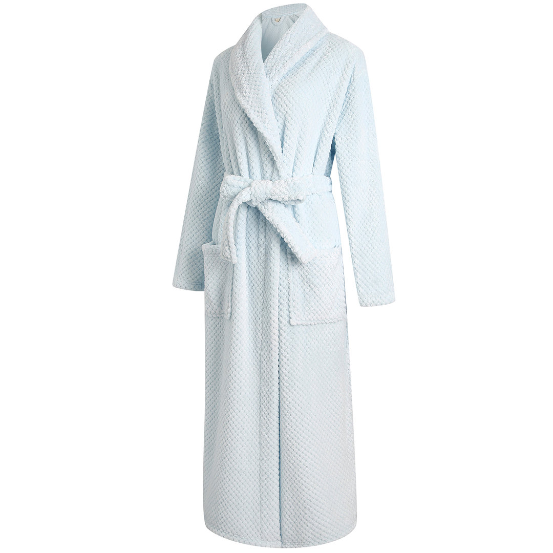 Fleece Mid-Calf Bathrobe with Pockets Latitude Run® 