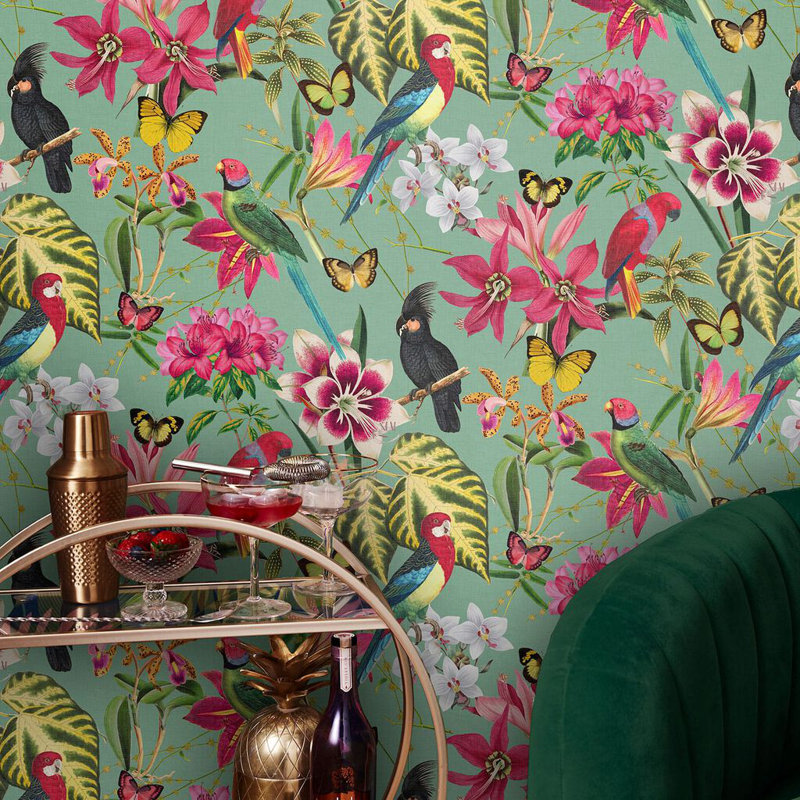 Envy Paradiso Multi Wallpaper, Green