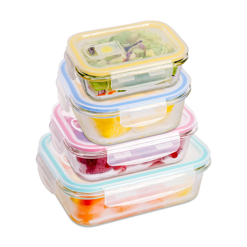 Ensemble de 4 récipients pour aliments hermétiques Gillespie