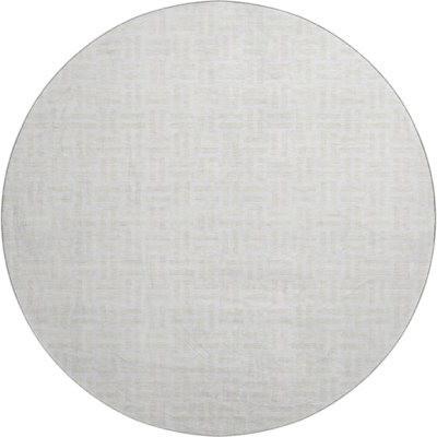 Premium Machine Washable Prisco Ivory Rug
