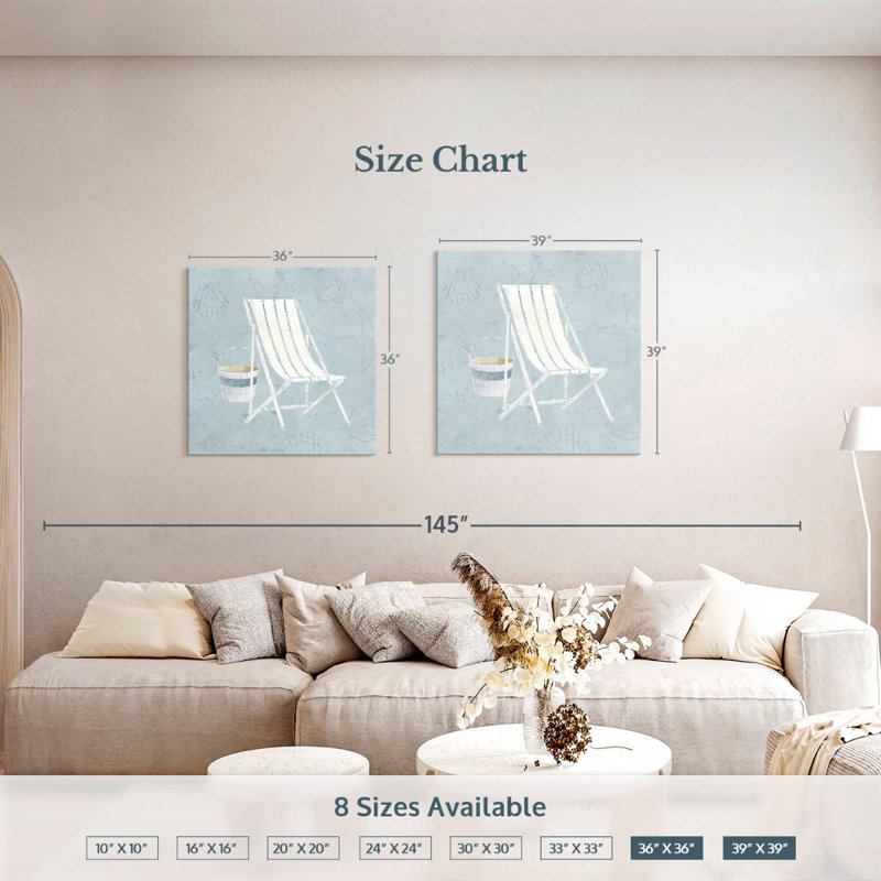 Aletra Serene Seaside I, H 36 po x l 36 po