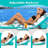 Pool Floats Adult, Heavy Duty Inflatable Pool Lounger With Adjustable Backrest Cup Holder, Pool Tanning Rafts Water Floaty Lounge Lake Beach Party Games