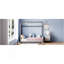 Lit simple en bois et velours, gris-565888358-565888357