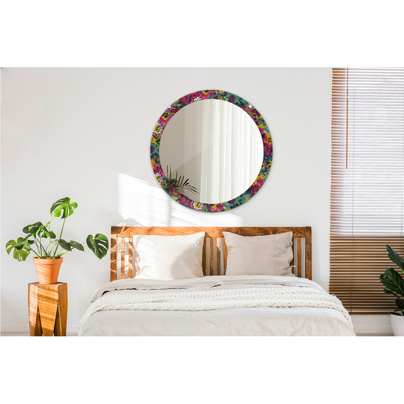 Huldar Glass Flat Wall Mirror