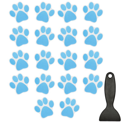 18 PCS Non Slip Bathtub Stickers Safety Adhesive Anti Slip Decal Treads with Scraper for Shower Floor Bath Tub