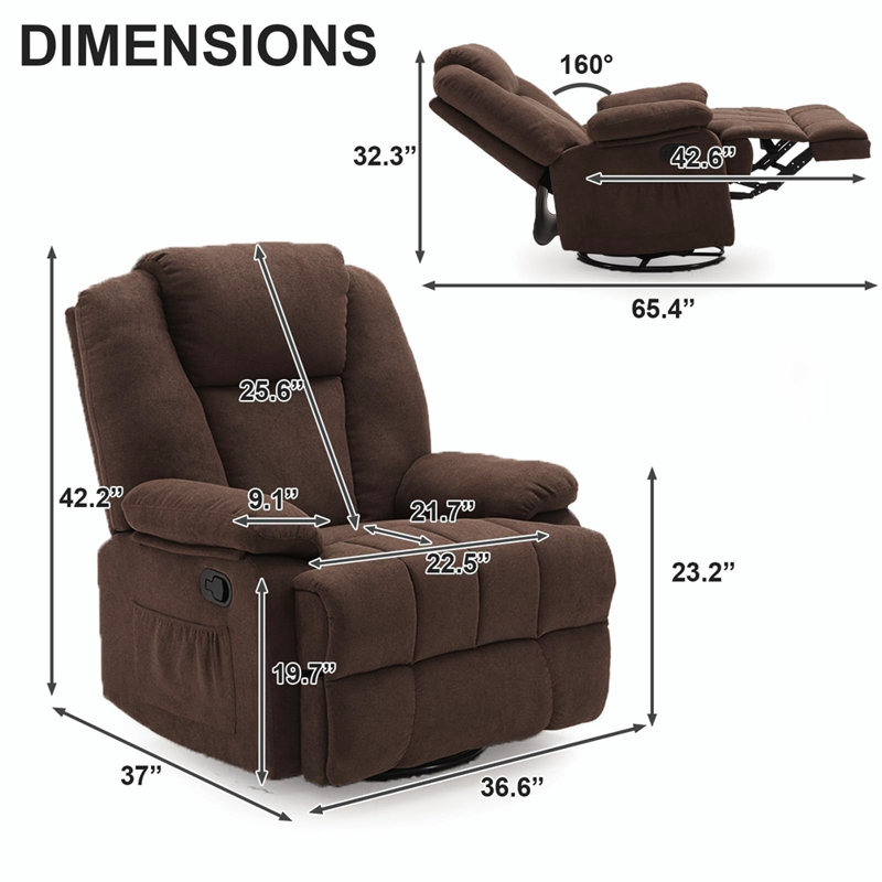 Chaise berçante Rosenna
